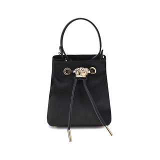 Versace Black Viscose Shoulder Bag
