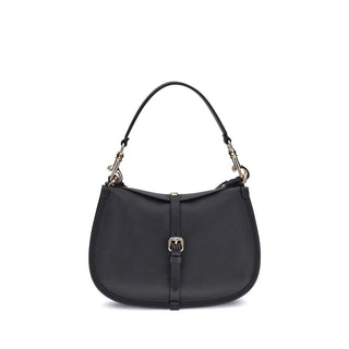 Etro Black Calf Leather Bos Taurus Shoulder Bag