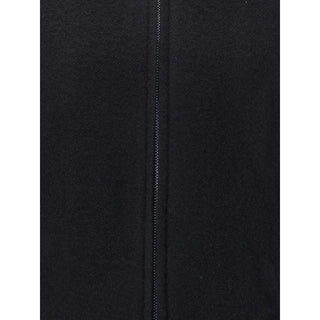 Rick Owens Black Fleece Wool Coat