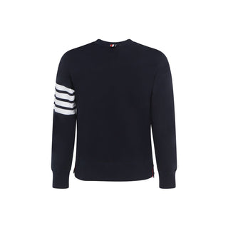 Thom Browne Blue Cotton Sweatshirt