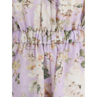 Zimmermann Multicolor Linen Jumpsuit