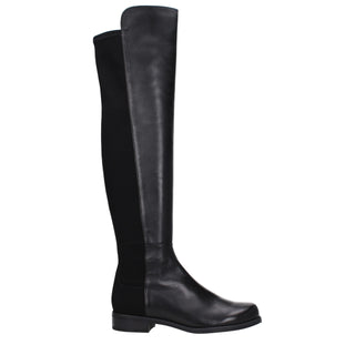 Stuart Weitzman Black Leather Over The Knee