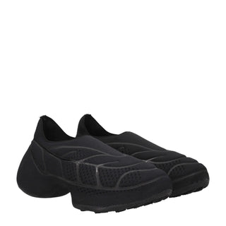Givenchy Black Fabric Slip-On Loafers