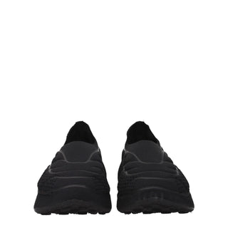 Givenchy Black Fabric Slip-On Loafers