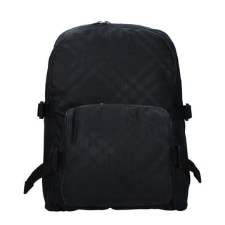 Burberry Black Fabric Backpack