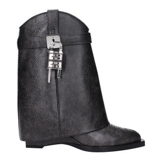 Givenchy Black Leather Ankle Boots