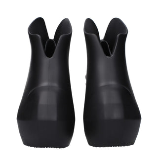 Givenchy Black Cotton Wedge Sandals