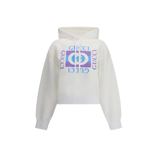 Gucci White Cotton Sweatshirt
