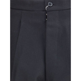 Margiela Black Wool Dress Pants