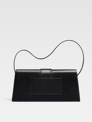 Jacquemus Black  leather Le Bambino Long bag