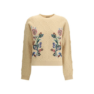 Etro Beige Wool Sweatshirt