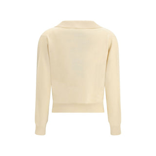 Margiela Cream Fleece Wool Sweater