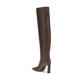 Giuseppe Zanotti Brown Leather Over The Knee