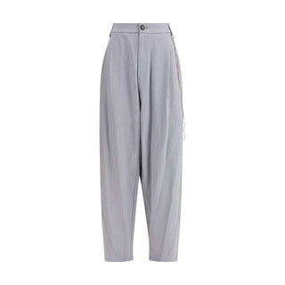 Darkpark Gray Polyester Casual Pants