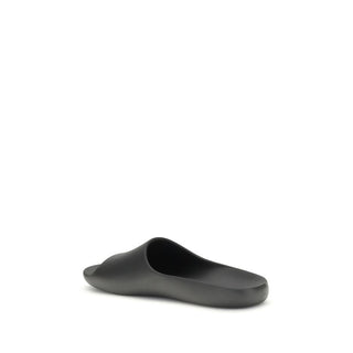The Row Black Rubber Slippers