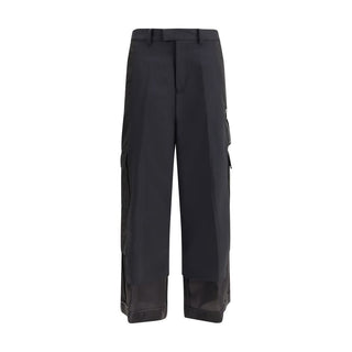 Undercover Black Polyester Cargo Pants