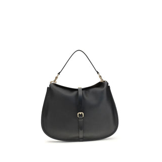Etro Black Calf Leather Bos Taurus Shoulder Bag