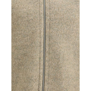 Jil Sander Beige Wool Coat