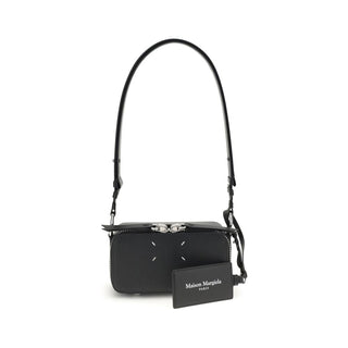 Margiela Black Calf Leather Bos Taurus Shoulder Bag