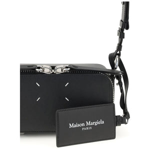 Margiela Black Calf Leather Bos Taurus Shoulder Bag