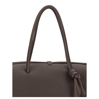 Jacquemus Brown Calf Leather Bos Taurus Handbag