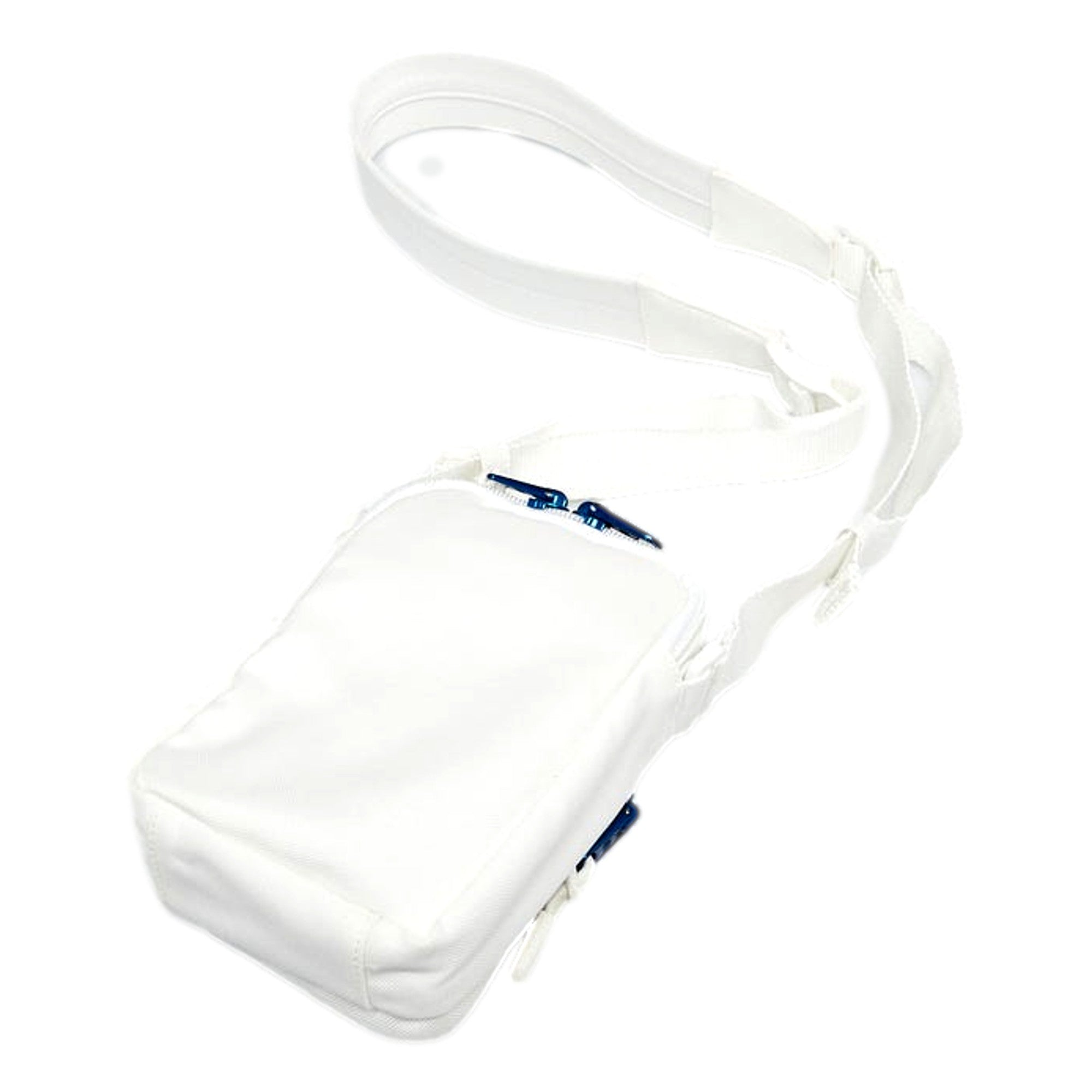 Balenciaga Nasa Logo Phone Holder Crossbody Bag White Recycled Nylon