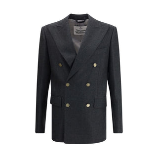 Vivienne Westwood Bicolor Fleece Wool Suits And Blazer