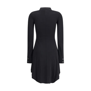 Courrèges Black Viscose Casual Dress