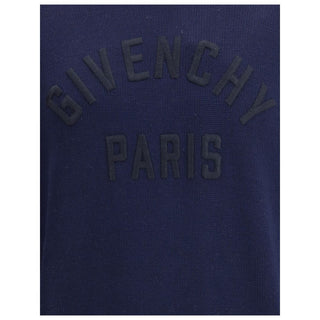 Givenchy Blue Cotton Sweatshirt