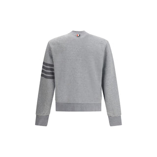 Thom Browne Gray Cotton Sweatshirt