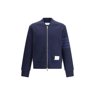 Thom Browne Blue Cotton Sweatshirt