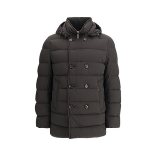 MooRER Black Polyamide Coat