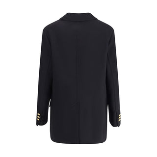Versace Black Cashmere Coat