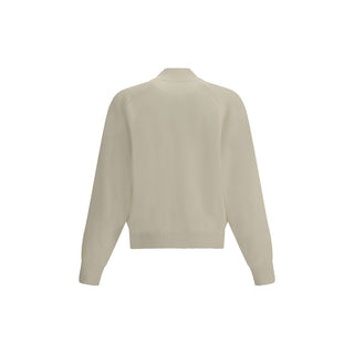 Jacquemus White Fleece Wool Cardigan