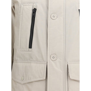 Woolrich Beige Cotton Parka