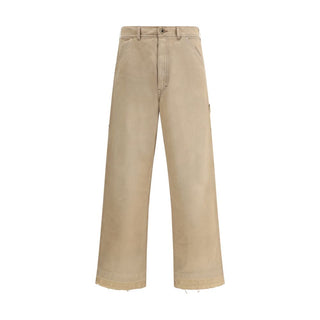 Margiela Beige Cotton Casual Pants