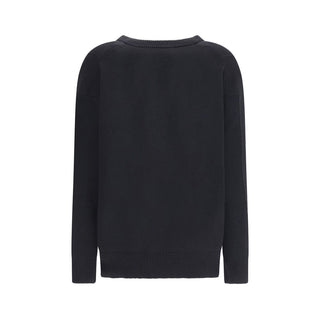 Jil Sander Black Wool Sweatshirt