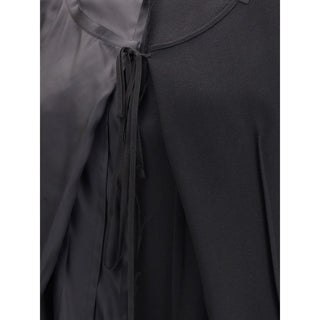 Margiela Black Acetate Casual Dress