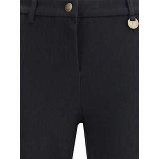 Burberry Black Cotton Casual Pants