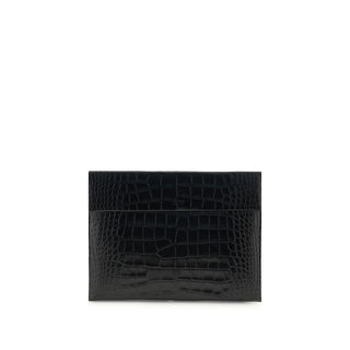 Tom Ford Black Leather Clutch Bag