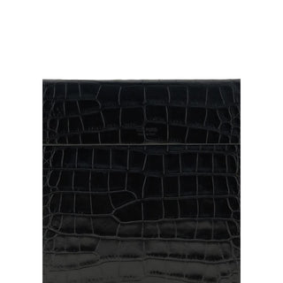 Tom Ford Black Leather Clutch Bag
