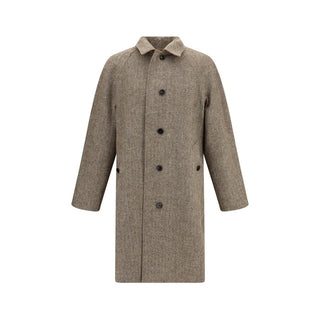 Burberry Brown Cotton Coat
