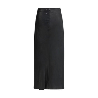 Margiela Black Acetate Midi Skirt