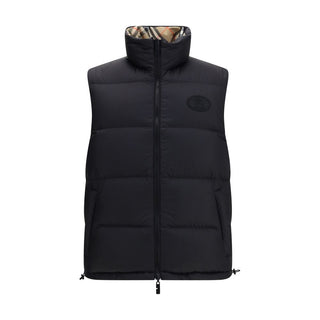 Burberry Black Polyester Sleveless Jacket