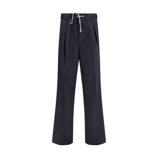 Margiela Gray Wool Casual Pants