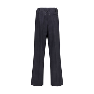 Margiela Gray Wool Casual Pants