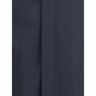 Burberry Blue Cotton Coat