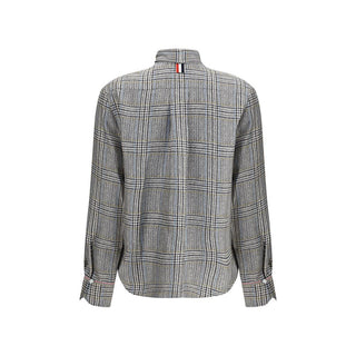 Thom Browne Beige Silk Dress Shirt