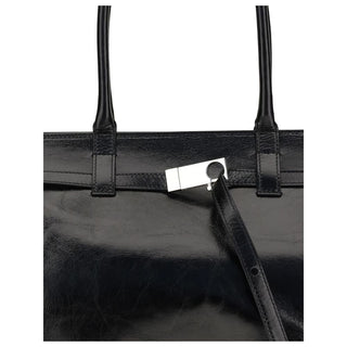 Benedetta Bruzziches Black Calf Leather Bos Taurus Shoulder Bag