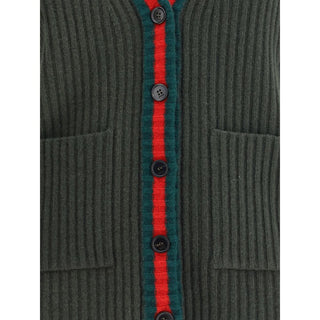 Gucci Bicolor Wool Sleeveles Sweater